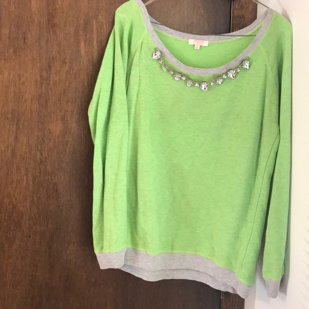 Light/neon green sweater